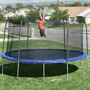 Skywalker Trampolines 16' Oval trampoline and Enclosure - Blue