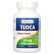 3 Pack Best Naturals TUDCA 250 mg 60 Vegetarian Capsules | (Tauroursodeoxycholic Acid)