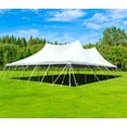 thumbnail image 4 of TentandTable Premium Sectional Canopy Pole Party Tent, White, 60 ft x 60 ft, 4 of 5