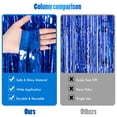 thumbnail image 2 of Cortinas CANREVEL con flecos de aluminio como telón de fondo, color azul oscuro, 2 x 1 x 2,5 m, 2 of 9