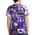 thumbnail image 2 of T-Shirt à Col Rond Imprimé 3d avec Motif Ondulé pour Jeunes, Manches Courtes, pour Garçons et Filles, 2 of 8