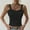 Black, variant on SNKSDGM Female Womens Tank Tops Pack with Bra Ribbed Tank Tops for Women Built in Bra Plus Size Women's Sexy Slim Slim Chest Suspender Top Vest S