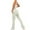 White, variant on CLOISE Yoga Jumpsuits for Women Jumpsuit for Women Sleeveless Jumpsuits Leggings Long Pants Soft Wide Leg Yoga Pants Workout Leggings Solid Comfy Yoga Pants Army Green