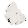 thumbnail image 2 of Compact 2P 25A 220V 50Hz Rail-Mounted AC Contactor with Manual Control Switch, Energy-Efficient & Ultra-Quiet Design for Home Use, 2 of 7