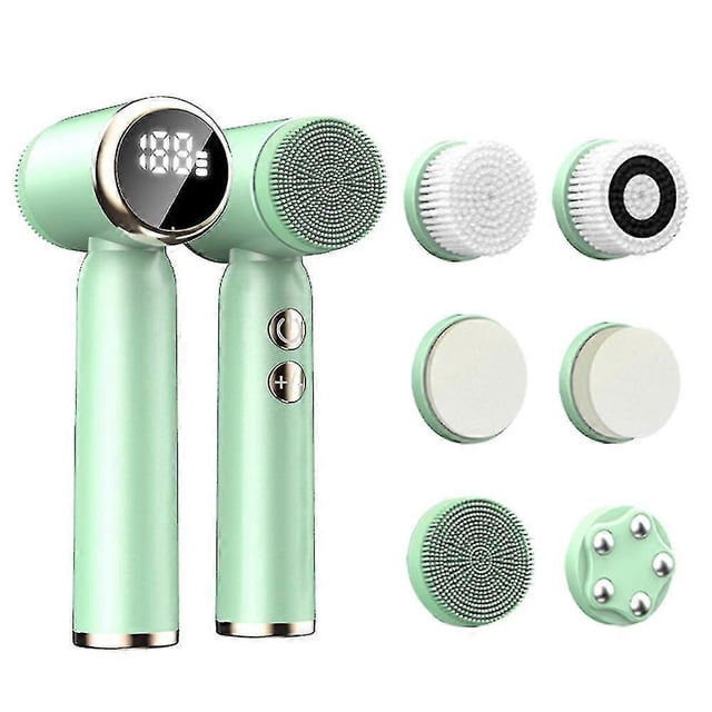 Silicone Facial Cleansing Brush Waterproof Face Cleaner Blackhead Removal Acne Pore Clean Skin Rejuvenation Beauty Care Machine