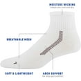 thumbnail image 2 of Gildan Men's Active Flat Knit Ankle Socks, 6 Pairs, 2 of 6