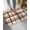 Orange, variant on Luxury Plush Bathroom Rugs Mat, Orange Black Plaid Soft Shaggy Bath Carpet, Farmhouse Orange Black Checkered Non-Slip Floor Mat for Kitchen, Bedroom, 16"x24"