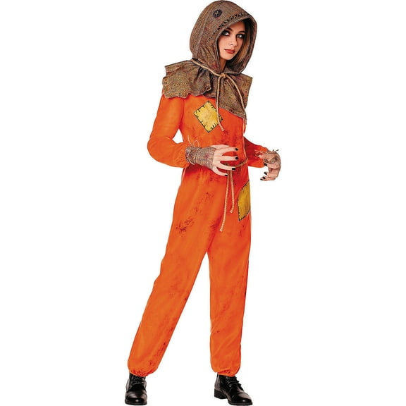 Inspirit DesignsTrick 'r Treat Girl's Sam Halloween Costume Jumpsuit - Orange 4-6