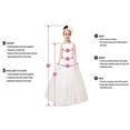 thumbnail image 6 of Girl Tulle Flower Dress for Wedding Lace Applique Princess Pageant Dresses Long Girls Party Ball Gow, 6 of 6