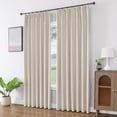 thumbnail image 4 of Cortinas Joydeco Pinch de lino plisado 100% opacas, 180 x 183 cm, 4 of 9