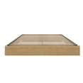 thumbnail image 4 of Nexera Queen Size Platform Wood Bed Frame, Natural Maple, 4 of 7