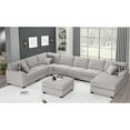 thumbnail image 2 of Recliner Storage Upholstery Sectional Sofa Couchs Grey, 2 of 9