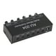 thumbnail image 1 of Mezclador de señal de sonido estéreo 2 en 4 salidas Interfaz de 3,5 mm Mezclador amplificador de auriculares estéreo para estudio y escenario DC 5-15 V, 1 of 8