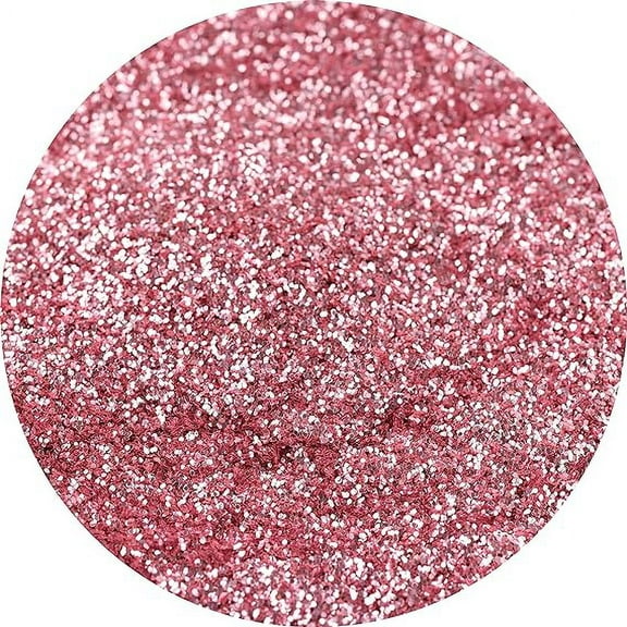 Nail Glitter - Pearl Pink Fine Glitter in Jar - 4 Oz Glitter for Crafts - Glitter for Slime - Face Glitter - Candle Glitter - Body Glitter