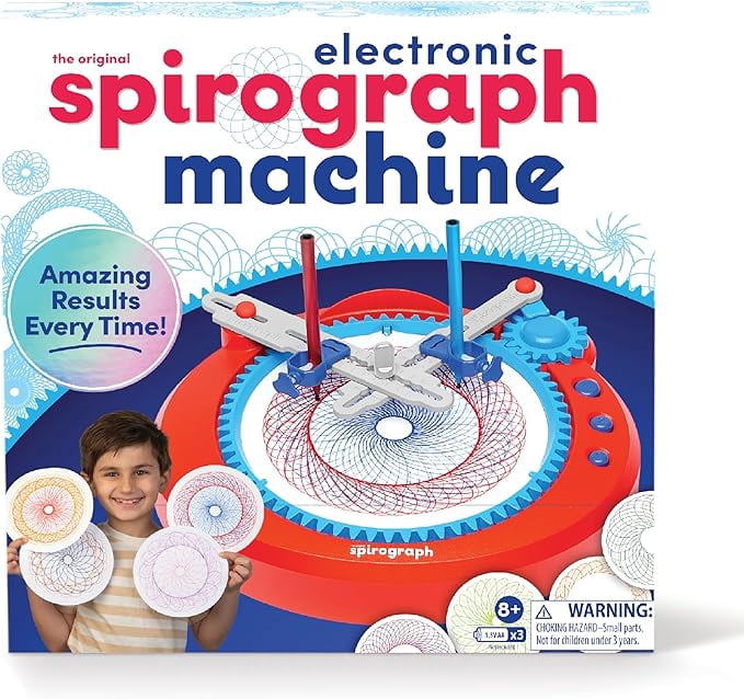 Spirograph Electric Machine Art and Craft Kit with Pens and Case
