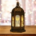 thumbnail image 3 of Ramadan Lantern Decoration Plastic LED Eid Mubarak Lamp Exquisite Battery Powered Ramadan Festival Table Light Home Festival Decoration Gift for Children Home Tabletop Decor, 3 of 9