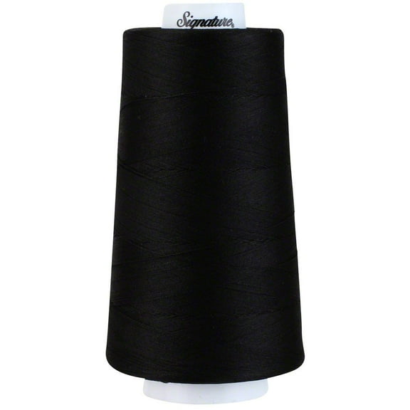 Signature 100%Ctn Quilt Thread 3000yd Black