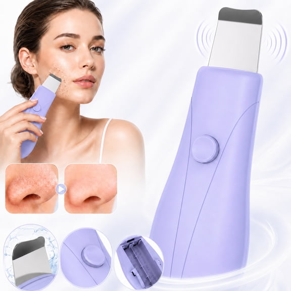 Rongsi Blackhead Remover Tools, Black Head Remover for Face and Nose, Deep Pore Cleaner for Daily Skin Care, Skin Care Tools for Men and Women, Acne Remover Tools,Whitehead Extractor Tool (Purple)