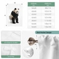 thumbnail image 6 of Funny Panda Balloon Curtains for Living Room/French Door, Cute Art Fun Lovely Animals on Toilets Tie Up Curtains 63 Inch Length Energy Saving Kitchen Curtains Shades for Windows 42"x63", 6 of 8