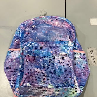 CAMTOP MESH SEE THROUGH BACKPACK - TIE DYE PURPLE