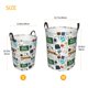 thumbnail image 3 of Balery Back To School A Cesta de ropa redonda con asas, impermeable, independiente, para ropa, juguetes, dormitorio y familia-Medium, 3 of 6
