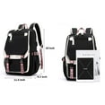 thumbnail image 6 of Backpack for Cute School Bag College Middle High Elementary School Backpack with USB Charging Port, 6 of 8