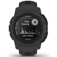 thumbnail image 3 of Garmin Instinct 2S Solar, Smaller-Sized GPS Outdoor Watch, Solar Charging Capabilities, Multi-GNSS Support, Trackback Routing, Graphite, 3 of 12