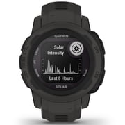 Garmin Instinct 2S Solar, Smaller-Sized GPS Outdoor Watch, Solar Charging Capabilities, Multi-GNSS Support, Trackback Routing, Graphite