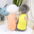 thumbnail image 4 of Sleeveless Lace Plaid Pocket Pet Apparel - Breathable Cat Puppy Vest for Spring/Summer Parties, 4 of 8