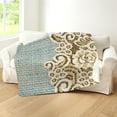 thumbnail image 5 of CafePress - Rustic Country Lace Burlap Sherpa Fleece Throw Bla - Sherpa Fleece Throw Blanket 60" x 50", 5 of 5
