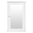 thumbnail image 5 of GZXS Bathroom Medicine Mirror Cabinet, Wall-Mounted Storage Cabinet with Adjustable Shelf, Easy Assembly, Space Saving, White, 5 of 8