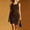 Coffee, variant on Maxi Dress Summer Dinner Dresses for Women 2026 Solid Color Sleeveless Crew Neck Tassel Regular Fit Plus Size Athletic Dress for City and Travel XXL-S