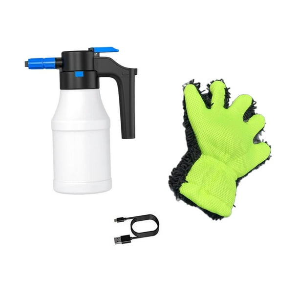 Pulverizador de espuma Gloria eléctrico 1,5 litros con guante verde