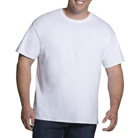 Fruit of the Loom Big Men's Collection White Crews, 3-Pack