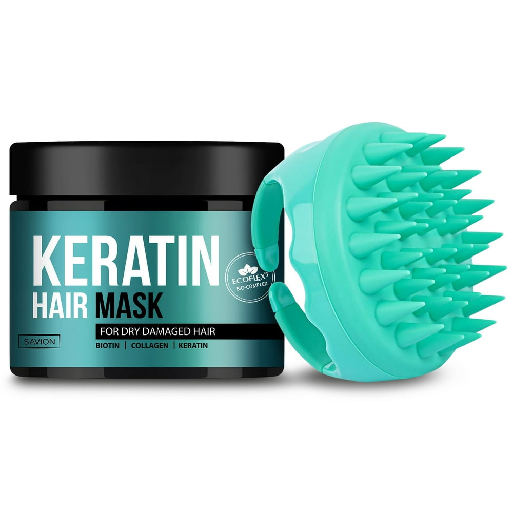 SAVION Keratin Protein Hair Treatment Mask Complex & Soft Silicone