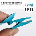 thumbnail image 3 of OULII 8Pcs Removable Parking Pass Holder with Suction Cup Clips Plastic White Drivers, 3 of 8