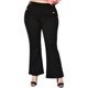 thumbnail image 2 of Pantalón de vestir pierna ancha (talla extra), modelo 2202 negro 38 Roman Fashion Pantalón extra 2202, 2 of 6