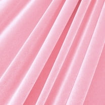 DECORATIVE SILK INC. Polyester Stretch Velvet Fabric 60" inches Wide By the Yard( PINK )