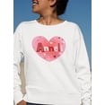 thumbnail image 2 of Anneli Name Sweatshirt Women - Women Sweatshirt, White, 4XL, 2 of 4