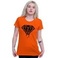 thumbnail image 4 of Diamond Dripping Fashionable Girly Womens Slim Fit Graphic Tee Brisco Brands X, 4 of 5
