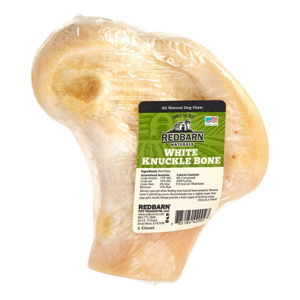 Redbarn Naturals White Knuckle Bone Dog Treat, 1 Ct