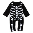 thumbnail image 1 of Traje De Esqueleto De Una Pieza Para Halloween, Mono Para Bebés, Niños, Niñas, Mameluco De Juego 80 Sunnimix Mameluco de halloween, 1 of 7