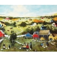 thumbnail image 3 of Linda Nelson Stocks "Feeding Grandma's Geese" FRAMED Art Generic, 3 of 3