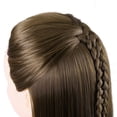 thumbnail image 5 of Wchiuoe Practicing,Hairdresser Training,24 Salon Hairdressing Practice Training Head Long Hair Mannequin Doll + Clamp, 5 of 8