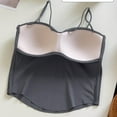 thumbnail image 5 of ZZwxWA Womens Built in Bra Camisole Sexy Spaghetti Strap Tank Tops Bandeau Workout Yoga Undershirts, 5 of 5