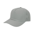 thumbnail image 2 of Waterproof Golf Rope Hat 5 Panel Performance Snapback Cap for Men, Breathable Perforated Mesh Baseball Cap, Lightweight Outdoor Sports Workout Running Hat, 2 of 3