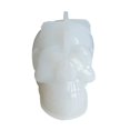 thumbnail image 1 of Molde de vela de calavera grande 3d, molde para hacer jabón con vela de aromaterapia Afortunado Sencillez, 1 of 4