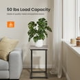 thumbnail image 6 of EDX C-Shaped End Table, Small Side Table for Couch, Sofa Table with Metal Frame for Living Room, Bedroom, Bedside, Gray, 6 of 10