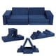 thumbnail image 2 of Yeshouse Sofá modular de espuma de alta densidad para niños, juego seccional de 8 piezas con fundas extraíbles, convertible, ideal para sala de juegos o dormitorio, 2 of 8