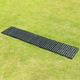 thumbnail image 7 of Black Garden Pathway Track Outdoor Flooring Waterproof Tile Anti-slip Pavers Floor Mat, 14" Long, 7 of 7